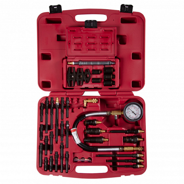 Дизельный компрессометр МАСТАК 120-12170, 0-70 атм, кейс, комплект адаптеров