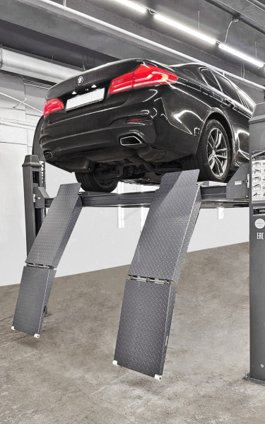 Трапы заездные NORDBERG 01-00017278 (опция, 2 шт., двусоставные для низкорамных авто 4445J, 4450, серого цвета)