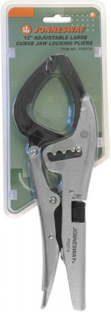 Зажим ручной переставной с увеличенным трубным захватом, 300 мм, 0-93 мм