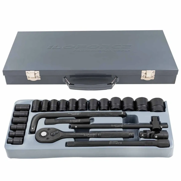 Набор инструментов 24пр. 1/2''(6гр.)(8-32мм)