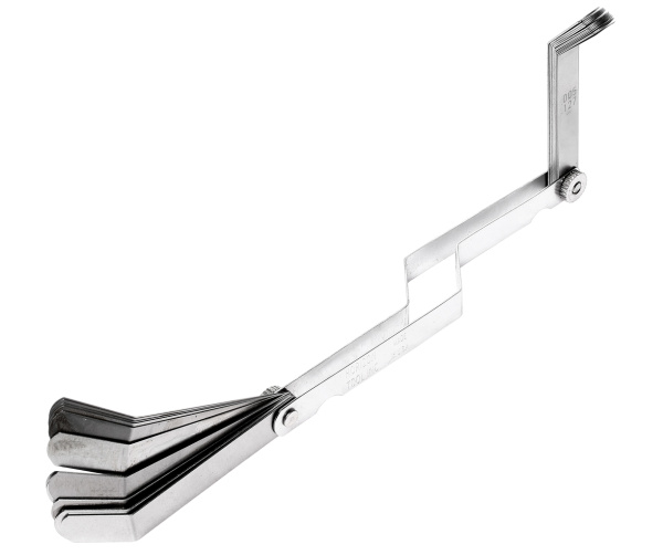 Набор щупов изогнутых для установки зазора JTC 4291 (0,127-0,762 мм, 0,005"-0,03", 26 шт.)