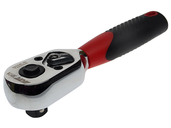 Трещотка с резиновой рукояткой JTC 3017A (3/8", 45 зубьев, 120 мм)