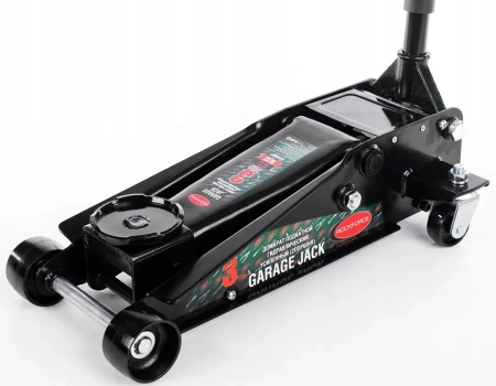 Домкрат подкатной гидравлический двухпоршневой 3т(h min 133мм, h max 465мм)