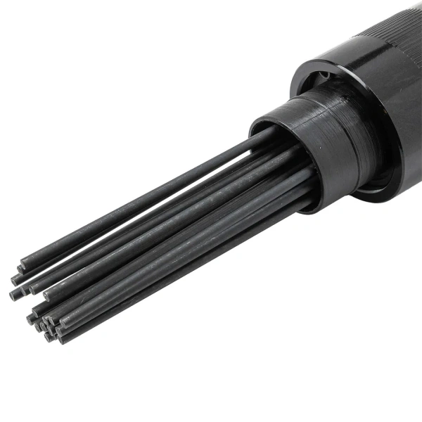 Пневмозубило с насадкой игольчатой(4500уд/мин, 79л/мин,штуцер 1/4'')