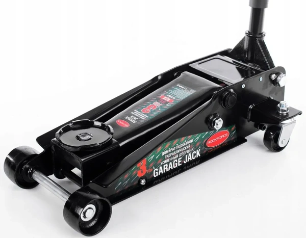 Домкрат подкатной гидравлический двухпоршневой 3т(h min 133мм, h max 465мм)