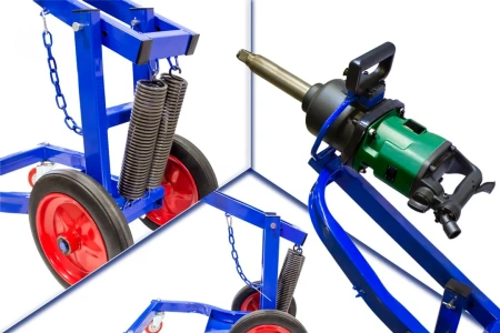 Тележка-держатель для ударного гайковерта на 4-х колесах (max нагрузка 50кг)