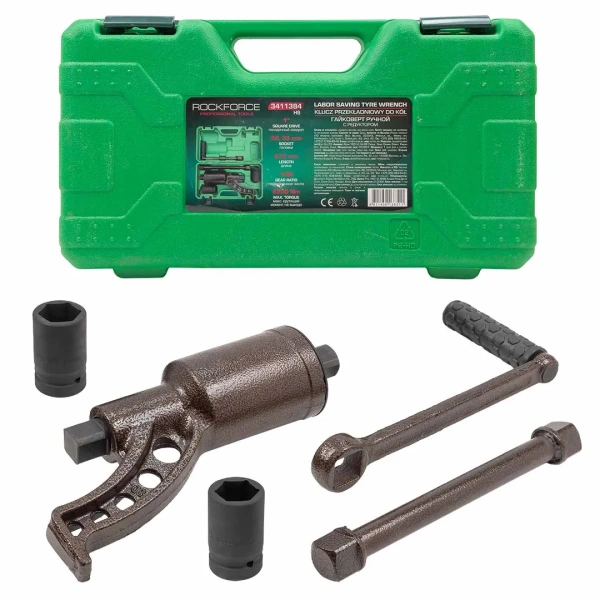 Гайковерт ручной с редуктором 1''(Головки-32мм и 33мм, длина-270мм, передаточное число 1:68, 6200 Н/м)