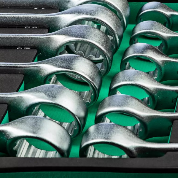 Набор ключей комбинированных GARWIN PRO 646077 (27 пр., 6-36 мм, в ложементе EVA)