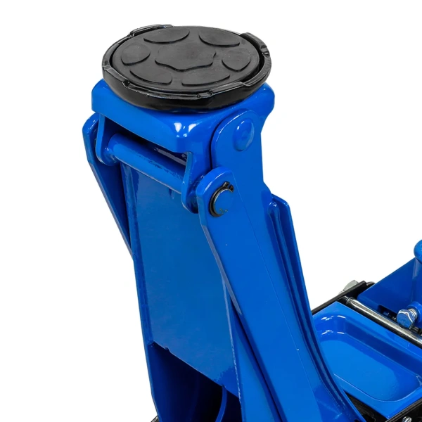 Домкрат подкатной гидравлический низкопрофильный двухпоршневой с резиновой накладкой 3,5т (h min 80мм, h max 495мм)