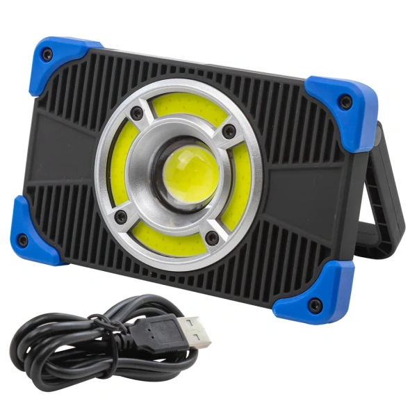 Фонарь светодиодный аккумуляторный (10Вт,700Лм,5 СОВх6500К,3 уровня яркости)