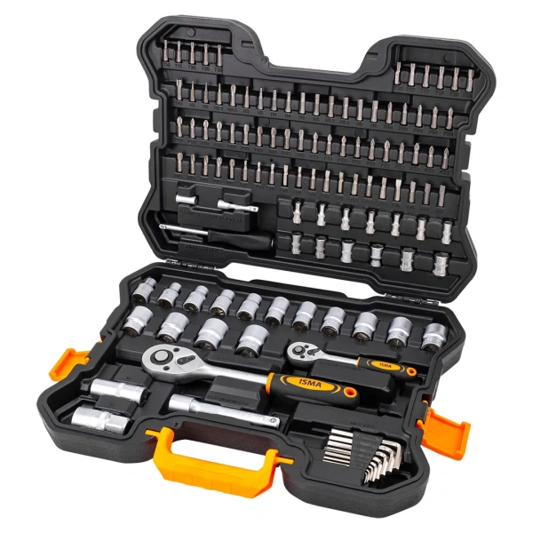 Набор инструментов 115пр. 1/4'', 1/2''(6гр.)