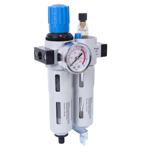 Фильтр влагоотделитель с редуктором и лубрикатор МАСТАК 690-21 (1/4", 16 бар)