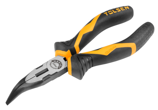 Пассатижи тонконосые GRIPro 160 мм загнутые TOLSEN TT10023