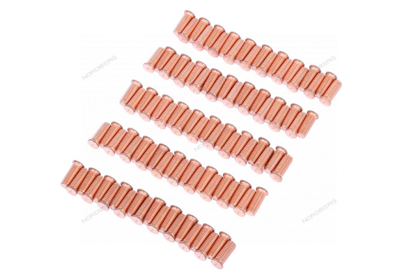 Болт омедненный для сварки NORDBERG F016(M6) (100 шт.)