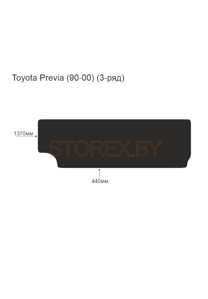 Toyota Previa (90-00) (3-ряд) copy