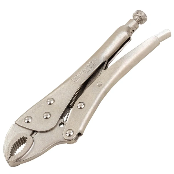 Зажим гейферный с ''овальными губками''10''-250мм, в блистер