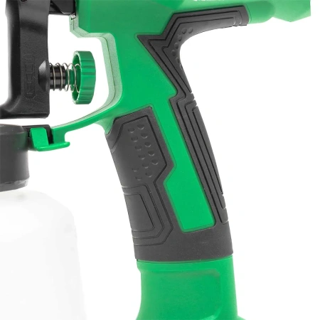 Краскопульт ручной электрический (230В, 400Вт, объем бачка 1л, макс.расход краски 800мл/мин)