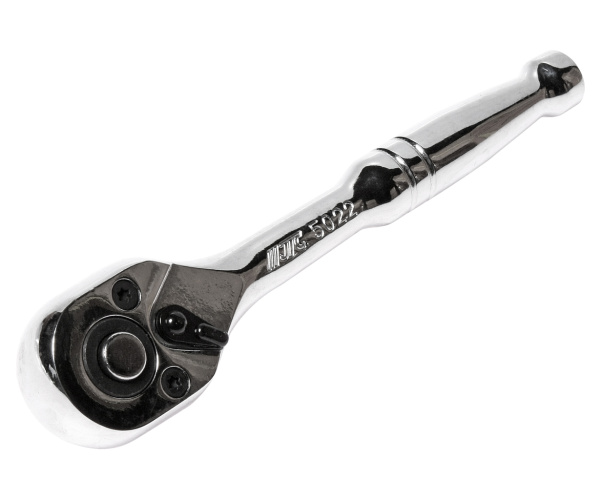 Трещотка с металлической рукояткой JTC 5022 (1/4", 72 зуба, 128 мм)