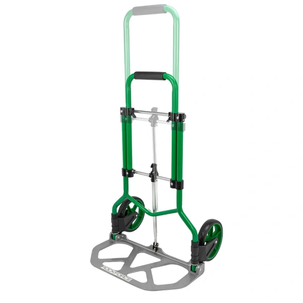 Тележка ручная складная с телескопической ручкой (г/п100кг,420х480х980мм-в разложенном полож.,255х480-рабочая площадка, 175мм-Ø колес)