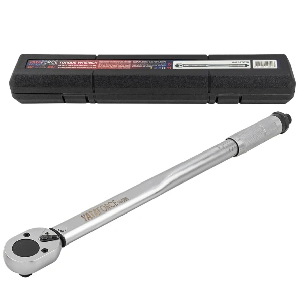 Ключ динамометрический щелчкового типа 28-210Нм 1/2'',в пластиковом футляре