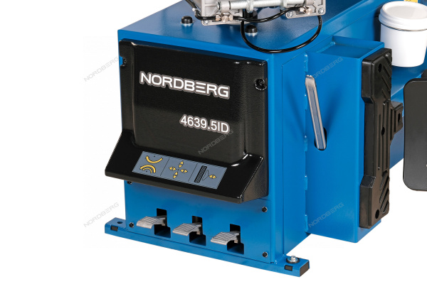 Станок шиномонтажный 380V п/автомат 2х скоростной стол с накладками синий NORDBERG 4639,5ID(B) 380