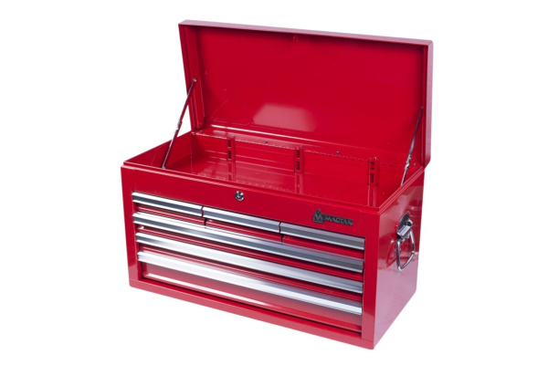 Ящик инструментальный, 6 полок, красный МАСТАК 511-06570R
