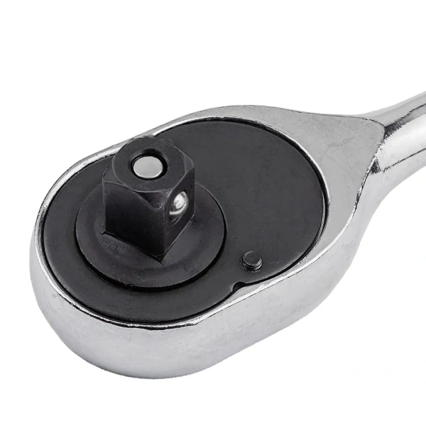 Набор головок с трещоткой и удлинителем 12пр.1/2''(6гр)(8,10,12-15,17,19,21,24мм),в пласт. Держателе