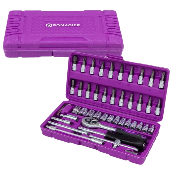 Набор инструмента 46пр. 1/4''(6-гран.)(4-14мм)