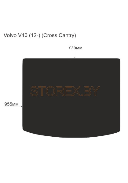 Volvo V40 (12-) (Cross Cantry) Багажник copy