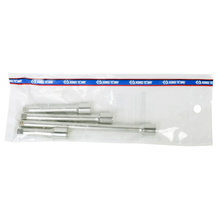 Набор удлинителей 1/4", 55, 75, 100, 150 мм, 4 предмета KING TONY 2104PR