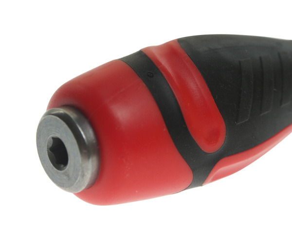 Отвертка крестовая усиленная со сквозным стержнем JTC 7624 (PH 3,0х250 мм)