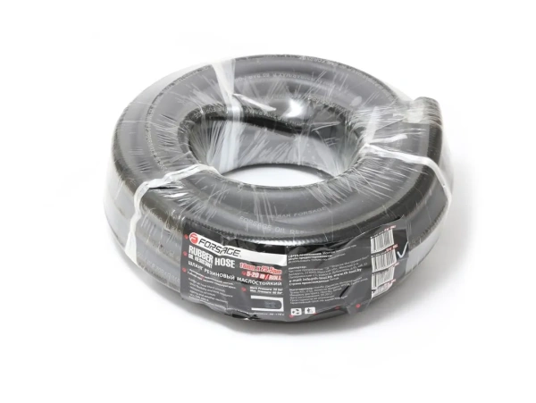 Шланг резиновый армированый бензо-маслостойкий 18х27.5ммх5м(повышенная гибкость и сопротивление к излому,раб.давл. 20bar,max60bar,-30C°+70C°,DIN20018)