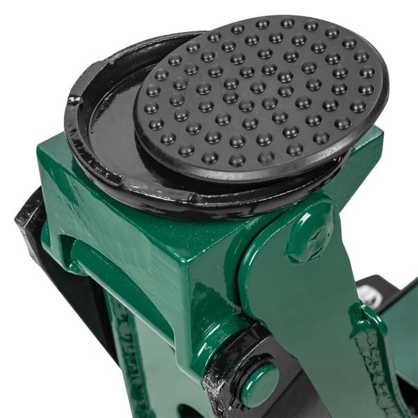 Домкрат подкатной гидравлический двухпоршневой 3т низкопрофильный с прорезиненной накладкой на рукоятке (h min 80мм, h max 508мм)