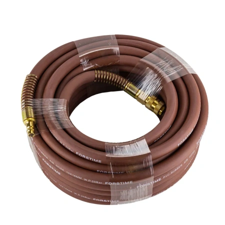 Шланг резиновый воздушный армированный с фитингами 10мм x 16мм x 15м