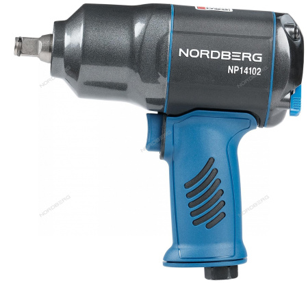 Пневмогайковерт ударный NORDBERG NP14102, 1/2", 1300Нм, переключение одной рукой