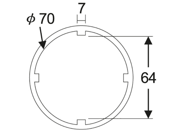 Головка для гаек муфты передней главной оси трансмиссии JTC 4192 (3/4", 64 мм, SCANIA)