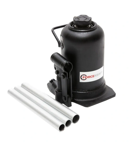 Домкрат бутылочный двухштоковый 10т (h min 210мм, h max 520мм)