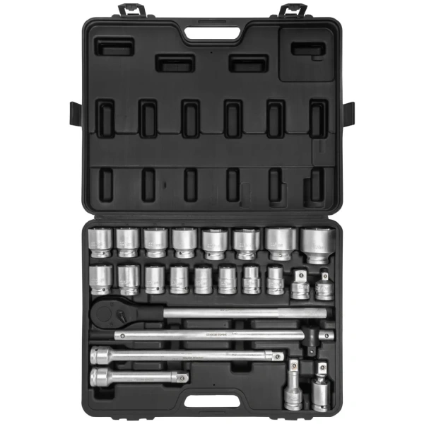 Набор инструментов 24пр. 3/4''6гр.(17,19,21,22,24,27,30,32,33,34,35,36,38,41,46,50), в кейсе