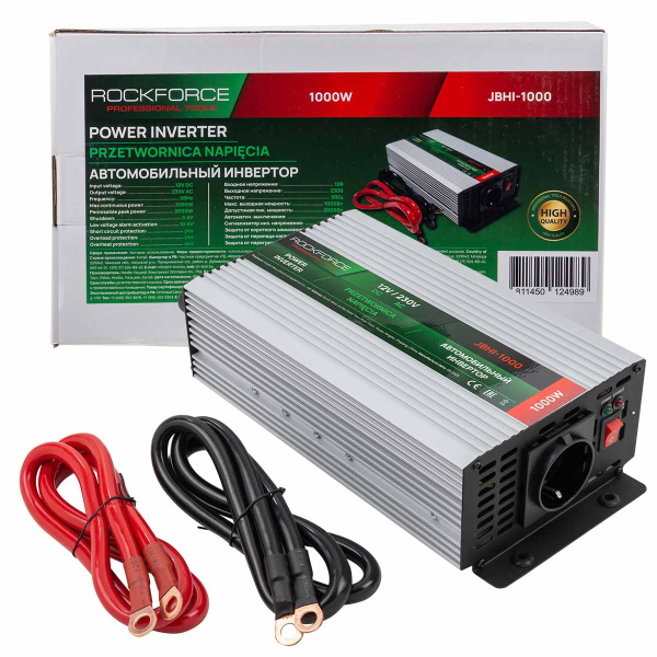 Инвертор (преобразователь напряжения) (max выход.мощность 1000Вт, подключение - клеммы под болт)