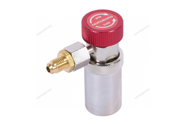 Муфта быстросъемная R134a NORDBERG NFA7H (высокое давление, красная, тип BMW)