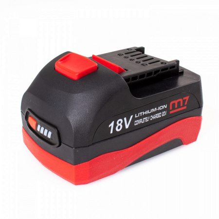 Аккумуляторная угловая шлифовальная машина (УШМ) MIGHTY SEVEN DG-585502, 125 мм, 18 В, кейс