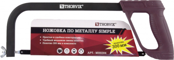 Ножовка по металлу SIMPLE Thorvik MHS304 (300 мм)