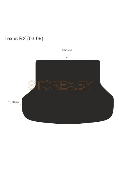 Lexus RX (03-09) Багажник copy