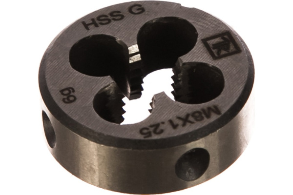 Плашка D-COMBO MD8125 круглая ручная М8х1.25, HSS, Ф25х9 мм