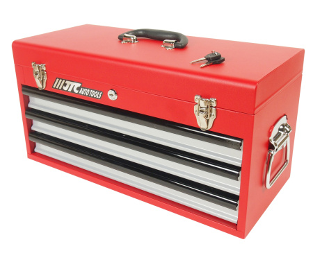 Набор инструментов слесарно-монтажный JTC B065 (65 предметов в переносном инструментальном ящике, 3 лотка)