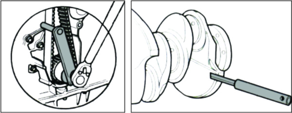 Набор фиксаторов валов и приводного ремня дизельного двигателя JTC 4843 (RENAULT, NISSAN, OPEL)