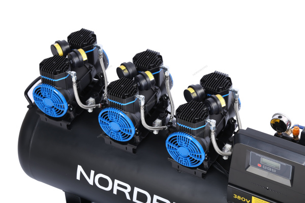 Компрессор безмасляный NORDBERG NCEO160/750 (380 В, ресивер 160 л, 750 л/мин)
