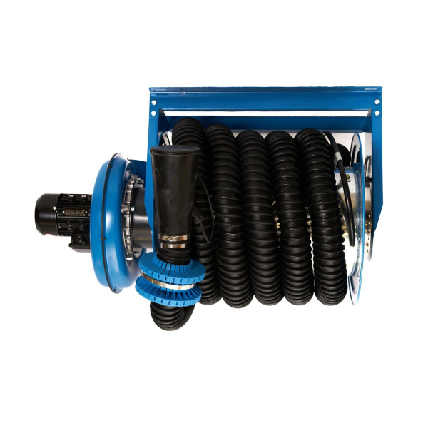 Катушка для удаления выхлопных газов ROSSVIK CA500007610ABS55F (шланг 76 мм*8 м, с вентилятором)