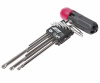 Набор ключей TORX T10Н-Т50H Г-образных с отверстием JTC 3924 (9 предметов)