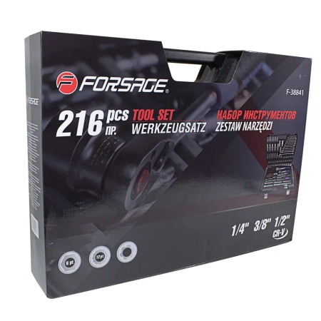 Набор инструментов 216пр. 1/4''3/8''1/2''(6гр, 12гр)